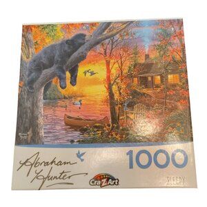 CraZart Abraham Hunter Sleepy Autumn Tranquility 1000-Piece Jigsaw Puzzle